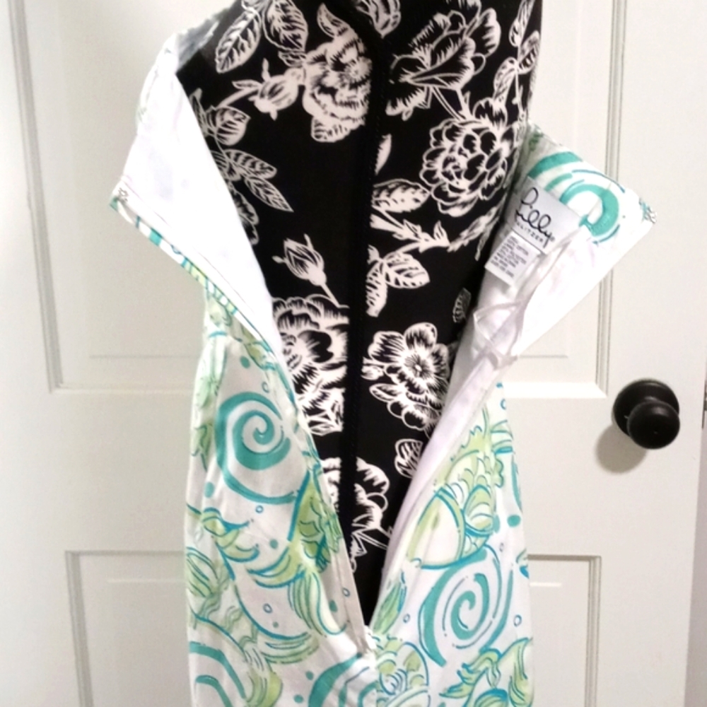 🆕 🐟VTG Lilly Pulitzer🐟 - "School's Out" Strapless Dress - Picture 8 of 16